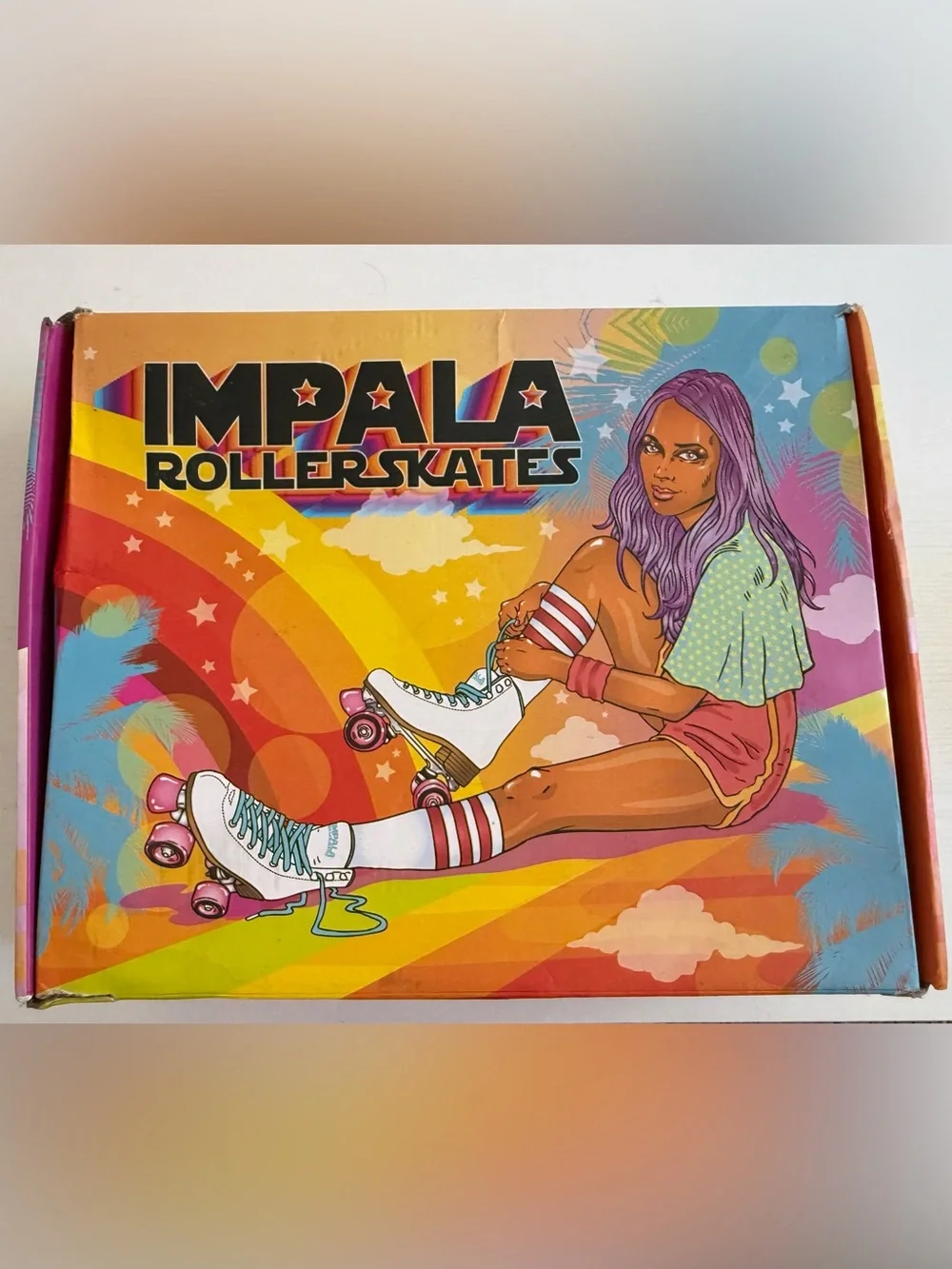 Impala Pastel Fade Roller Skates Size 8🛼🌈